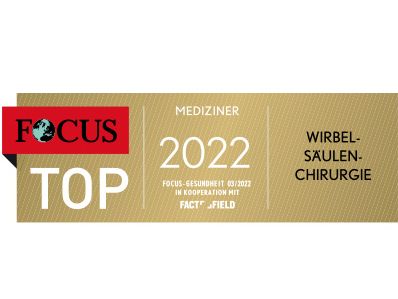 Siegel Focus Top-Mediziner Wirbelsäulenchirurgie für Dr. Patrick Weidle