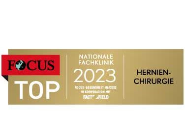 Focus-Siegel Top-Klinik für Hernienchirurgie 2023
