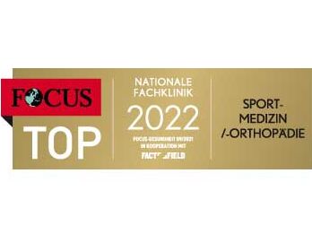 Top Nationale Fachklinik für Sportmedizin/-orthopädie