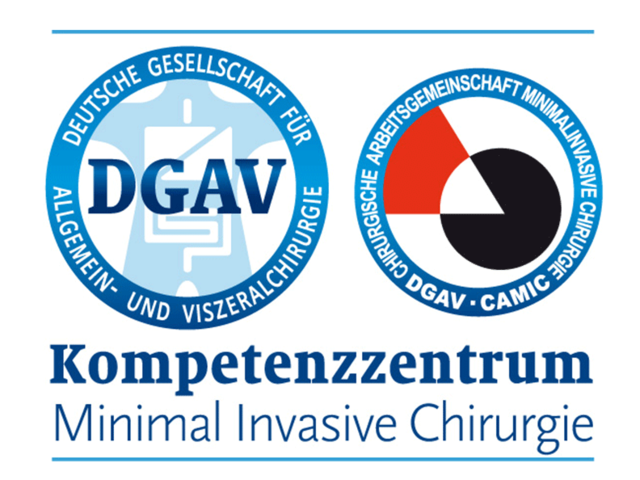 Zertifikat Kompetenzzentrum für Minimal Invasive Chirugie.
