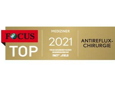 Focus Siegel 2021 für Antireflux-Chirurgie