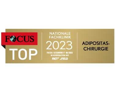 Focus-Siegel Top-Klinik für Adipositaschirurgie 2023