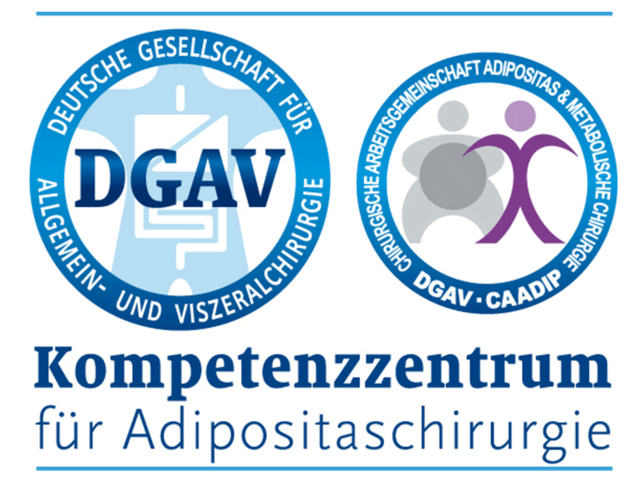Zertifikat Kompetenzzentrum für Adipositaschirugie.